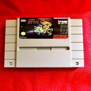 1991 Super Nintendo Super R-Type Game